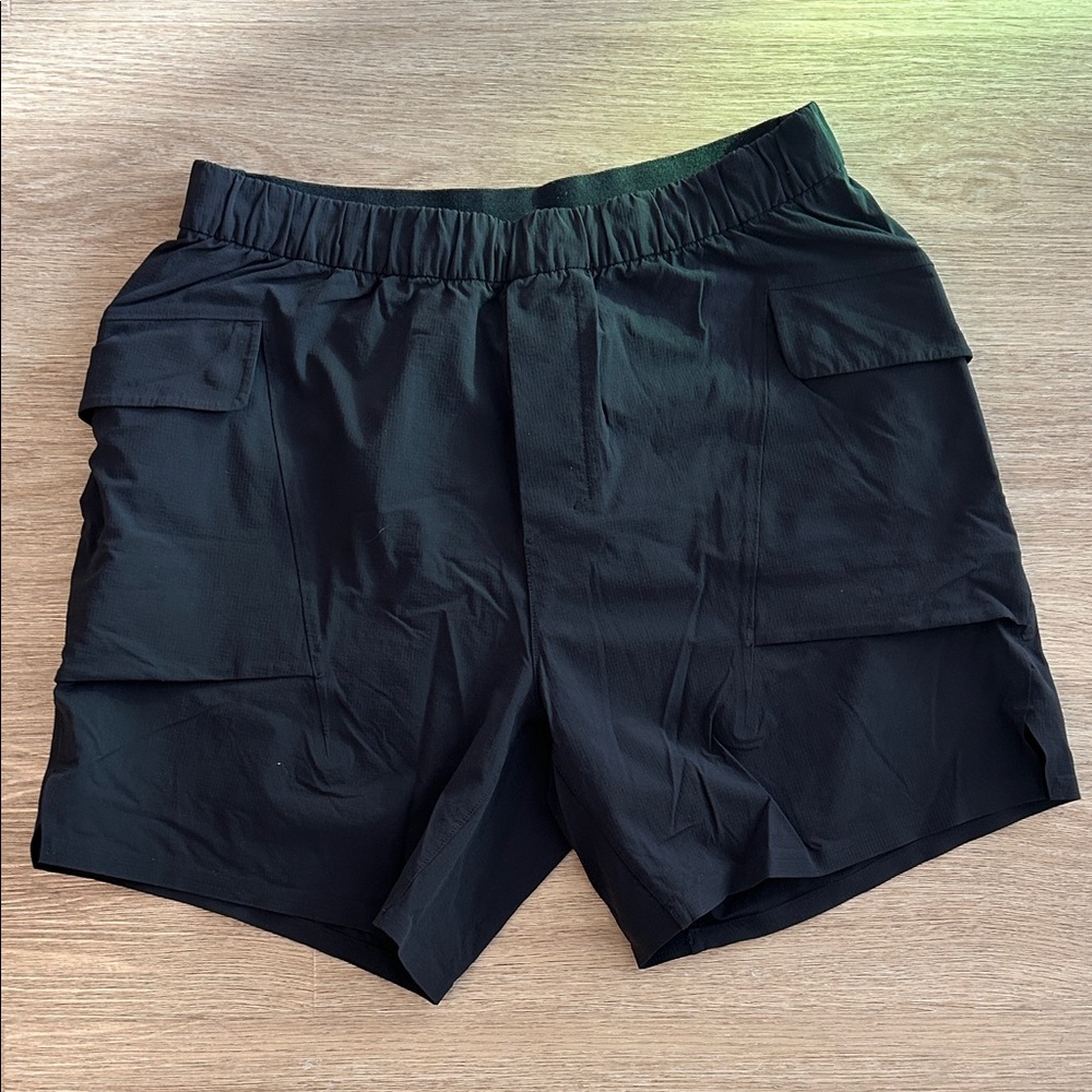 Lululemon Black Cargo Shorts